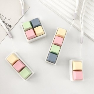 Bàn phím ngón tay WOAY, Giảm căng thẳng 2 / 3 / 4 Phím Fidget Móc khóa, Thư giãn Vượt qua thời gian Nút chìa khóa Tiện ích Đồ chơi giải nén dành cho người lớn