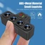 Bộ Sạc USB Ô Tô 12/24V 120W Có Đèn QC3.0+USB3.1A+PD3.1A Bảo Vệ An Toàn Dành Cho Điện Thoại Máy Ghi Âm