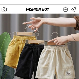Quần Short Bé Trai 2025 Mới Mỏng Nguyên Chất Cotton Quần Thể Thao Bé Mùa Hè