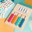 Đồ Chơi Montessori Đồ Chơi Học Tập Trượt Xếp Hình Trò Chơi Gia Đình Đồ Chơi Bằng Gỗ Cho Trẻ Em 3 Tuổi