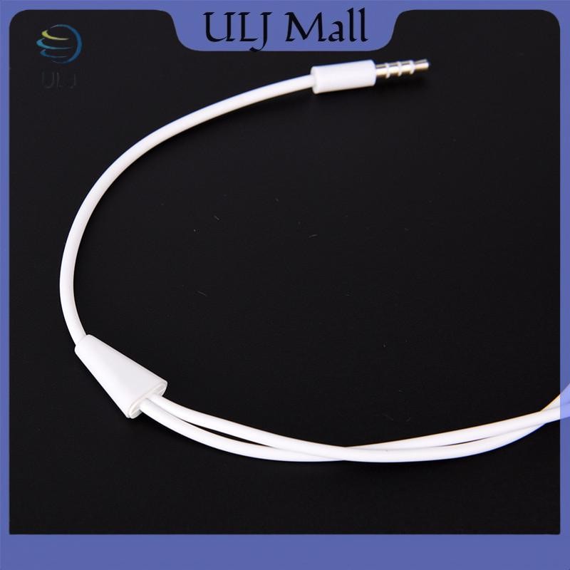 ULJ 3.5mm AUX Audio Mic Splitter Cáp Tai nghe Bộ chuyển đổi tai nghe Nam sang Nữ.