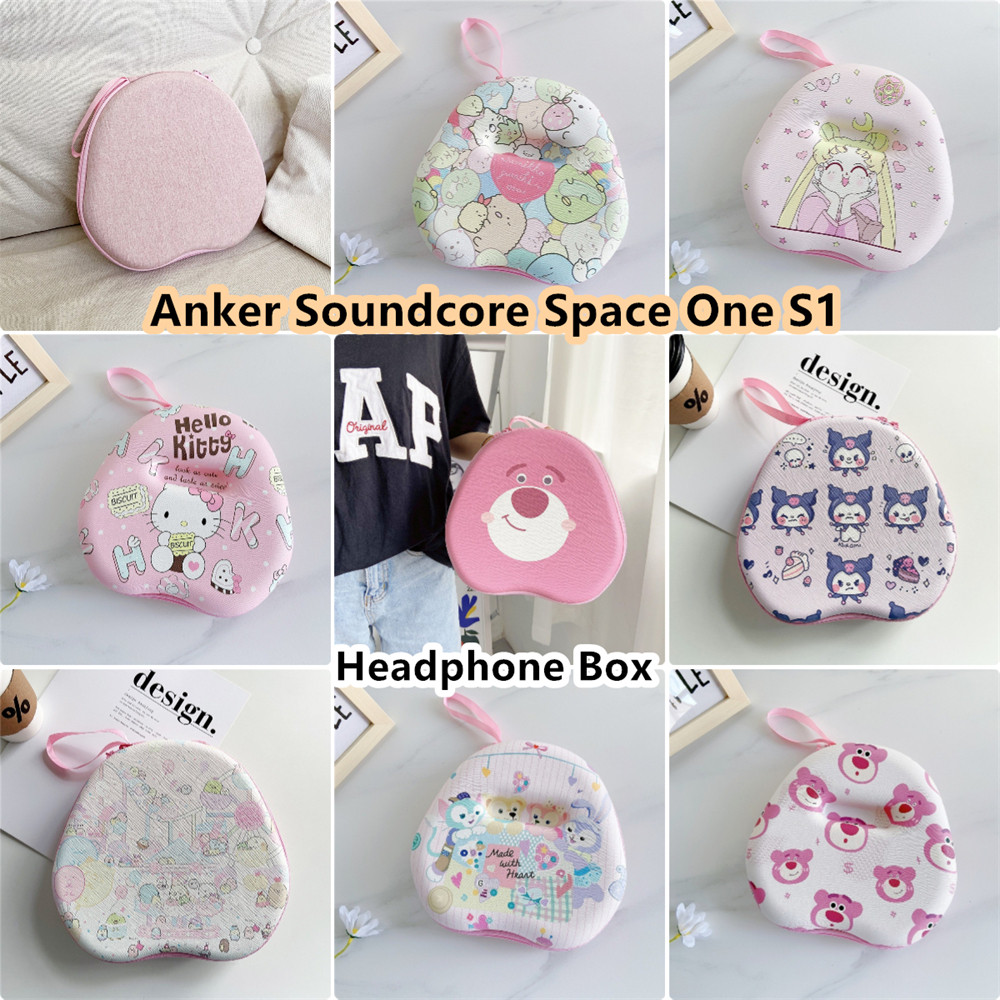 HÀNG CÓ SẴN!Dành Cho Anker Soundcore Space One S1 Vỏ Tai Nghe Hoạt Hình Hợp Thời Trang Tai Nghe Earpads Túi Bảo Quản Vỏ Hộp | BigBuy360 - bigbuy360.vn