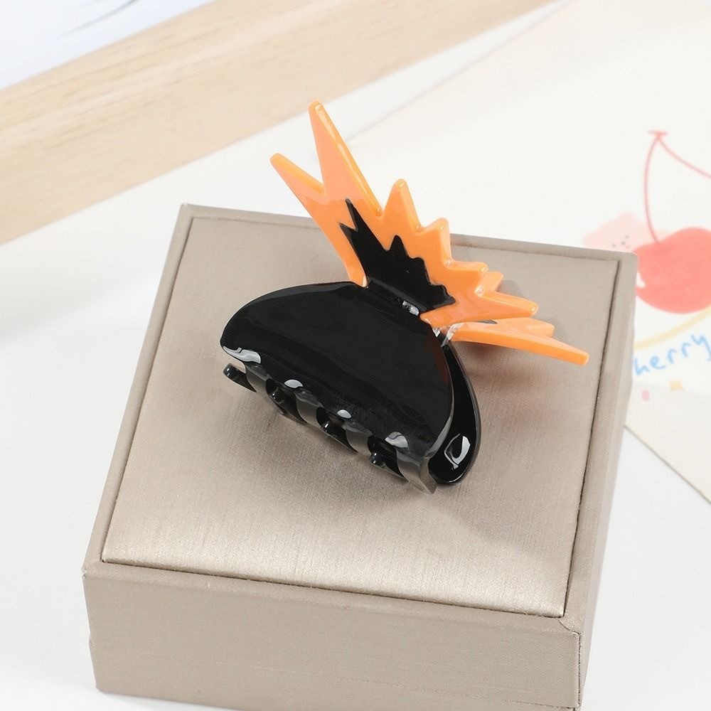 AWNGD Half Updo Kẹp Móng Vuốt Nữ, Kẹp Tóc Bướm Acrylic Acetate Phong Cách Hàn Quốc, Phụ Kiện Tóc Thời Trang Kẹp Móng Vuốt Tóc Xuân Hè