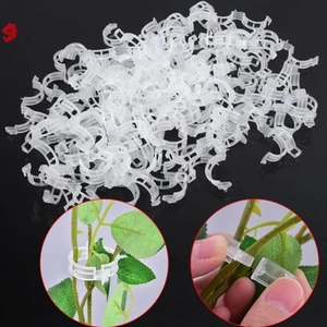 DỄ DÀNG 50 / 100 Chiếc Nhựa Có Thể Tái Sử Dụng Kẹp Hỗ Trợ Cây Nho Rau