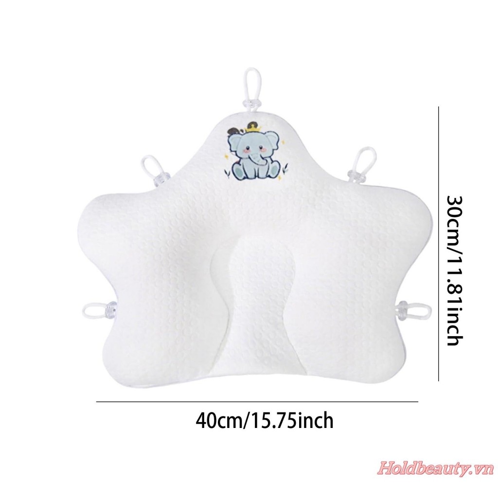 Gối định hình cho bé Hỗ trợ đầu phẳng Máy gối hình ngôi sao dễ thương có thể giặt được