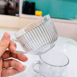 Cốc bầu tăm 250ml 400ml Hokori Việt Nhật , cốc uống trà, cà phê chịu nhiệt tốt - MS: 6390/ 6391
