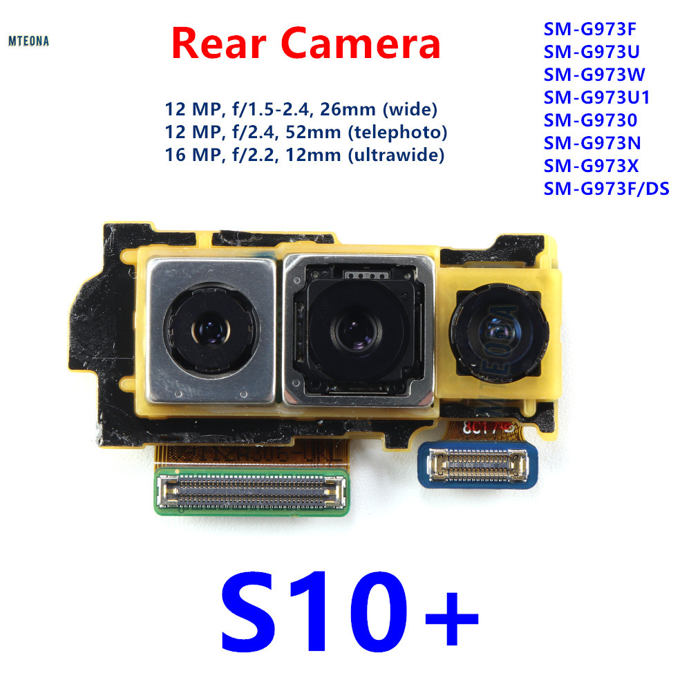 Camera Sau Cho Samsung Galaxy S10 Plus s10 + SM-G973 G975 Điện Thoại Rộng Chính Siêu Rộng Camera Module