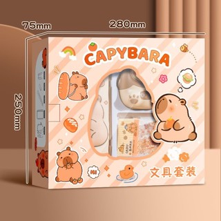Hộp Quà Tặng Học Sinh Dễ Thương - Set Dụng Cụ Học Tập Hoạt Hình, Bao Gồm Bút, Sổ, Gôm, Giúp Bé Sáng Tạo