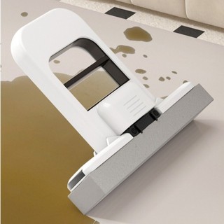 NOOKSTORY Cây lau nhà mini để bàn, lau khô ướt, miếng bọt biển bền bỉ, dùng cho bàn cà phê