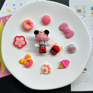 Phụ kiện Pop Mart Dimoo Disney Mickey hoa giày lỗ thích ứng với CROCS, Busch, Zhibixing, tháo rời, ins