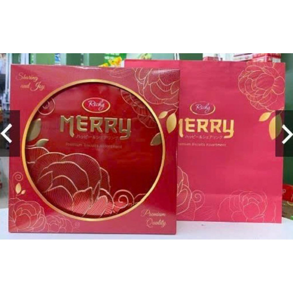 Bánh Merry Hộp Thiếc Tròn 336G | Shopee Việt Nam