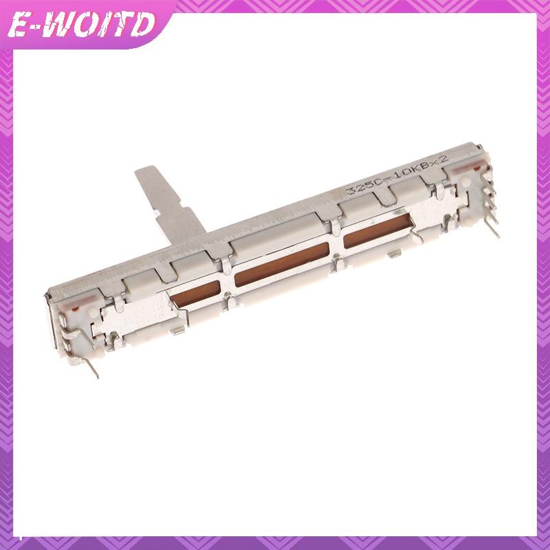 E-WOITD 1Pc RS45 Series Straight Slip Potentiometer Pitch Fader 10KB×2 DCV1024 L60mm cho DDJ-SB/SB2/SB3/400 E-WOITD