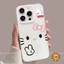 Kitty Ốp Lưng Cho IPhone 17 11 15 16 14 13 12 17 Pro Max X XS XR Max 16 14 7 15 Plus SE 2020 Hộp Đựng Mèo Con Dễ Thương