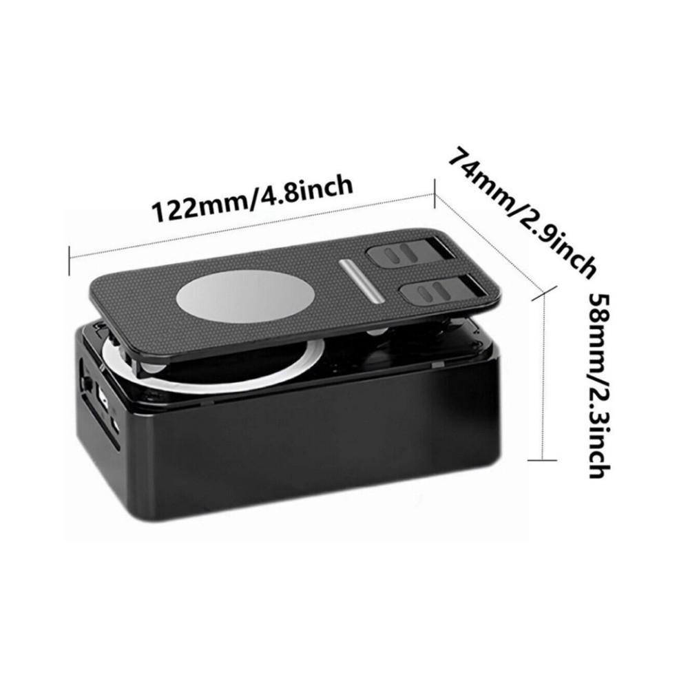 Giá Đỡ Điện Thoại 3 Trong 1, Với Sạc Dự Phòng, Loa Bluetooth Đa Năng Tiện Lợi, Thích Hợp Đi Du Lịch BB-442