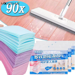 Tấm lau sàn chuyên nghiệp 90 chiếc - Công thức cô đặc Loại bỏ vết bẩn khó khăn, Bề mặt khử mùi enzyme sinh thái, 30 / 60 / 90 Viên nén hòa tan nhanh