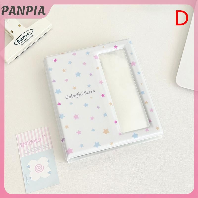 PANPIA-Cartoon Photo Booth Album Cho 40 Chiếc 2x6 Inch Dải Ảnh Đánh Dấu Trang 20 Chiếc 4x6 4R Giá Đỡ Ảnh Thẻ Nhỏ Lưu Trữ Sách