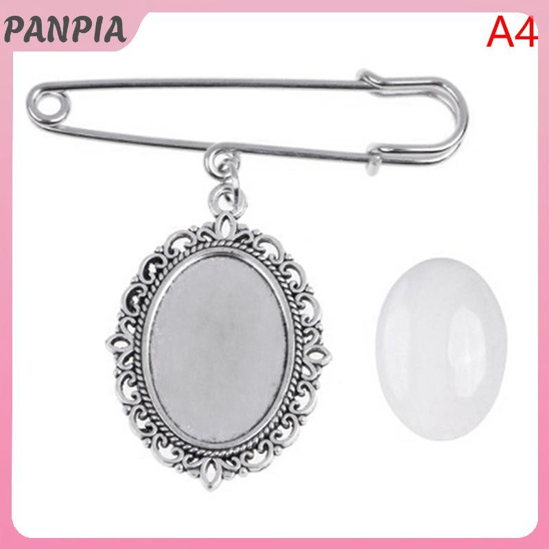 PANPIA-Áo Bó Hoa Cưới Ảnh Quyến Rũ DIY Pin Trâm Cài Bộ Làm Khung Lanh Quyến Rũ Hình Bầu Dục Khung Có Mặt Dây Chuyền Cho Trái Tim Ngày Lễ