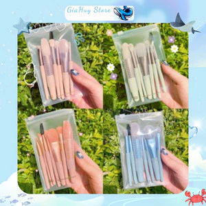 Bộ 8 cây cọ trang điểm cá nhân , Set cọ 8 cây trang điểm lông dày mịn dễ tán phấn
