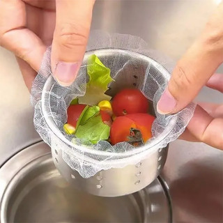 30 200 Chiếc Dùng Một Lần Bồn Rửa Nhà Bếp Lọc Cống Thoát Nước Chống Chặn Túi Đựng Rác Bể Bơi Lưới Rò Rỉ Túi Lưới Lọc Bồn Rửa Lưới Rác 30 chiếc 100 chiếc thay thế bền bỉ an toàn cho nhà bếp
