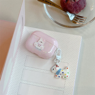 Hat Bow West Highland cho AirPods 1 / 2 3 Pro Pro2 pro3 Airpod4 Bộ tai nghe Vỏ bảo vệ Bluetooth không dây AirPods Pro i3 i4 pro3 Vỏ bảo vệ tai nghe