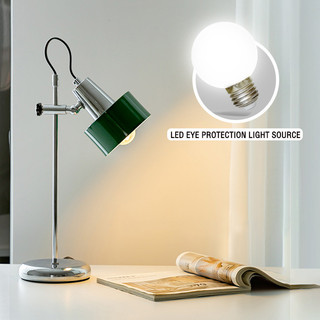 AIMI Đèn Học Đèn Bàn Tricolor Bauhaus Led Đèn Trang Trí Thích Hợp Cho Phòng Khách Phòng Ngủ Phòng Học Văn Phòng Đèn Bàn Màu Xanh Lá Cây Và Trắng