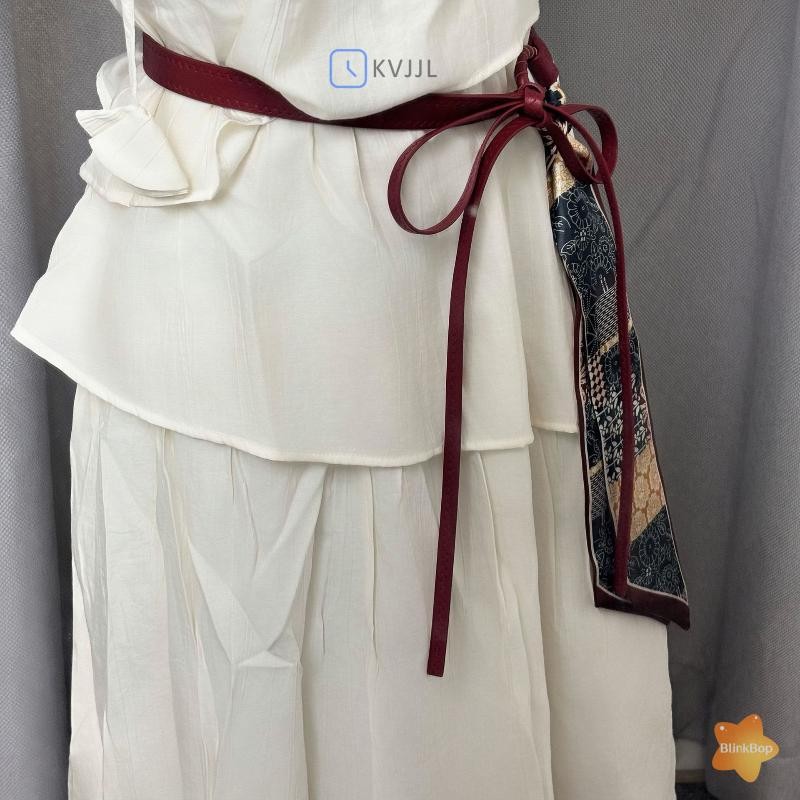 Thắt lưng da mỏng mới cho quần jean và váy