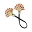 Elegant Hair Bun Holder Luxurious Crystal Decorative Foliage for Women Girl