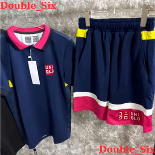 Bộ Thể Thao Uni Lo Vải Gai Double - Six. Set Mùa Hè Chất Lưới Gai Thấm Hút Mồ Hôi