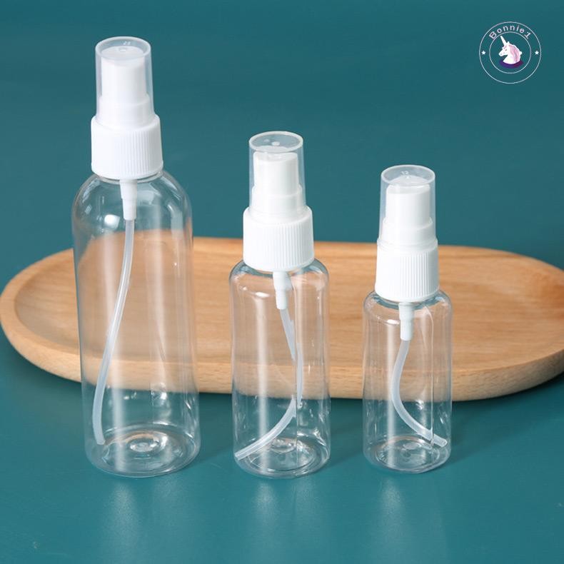 30ml 50ml 100ml Bình xịt cồn có thể đổ lại - Bình tưới sương mịn di động để trang điểm du lịch
