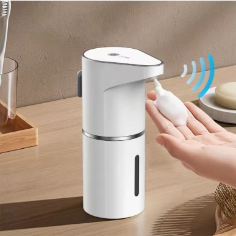 Cảm Biến Thông Minh Đa Tốc Độ Không Tiếp Xúc Treo Tường Dọc Nước Rửa Tay Bong Bóng Máy Sạc USB Xà Phòng
