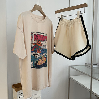 Mỹ Retro Tay Ngắn Mùa Hè 2024 Phong Cách Mới ins Hợp Thời Trang Lười bf Phong Cách Influencer Hồng Kông Phong Cách Sang Trọng Siêu Nóng Áo Thun Top 7.8