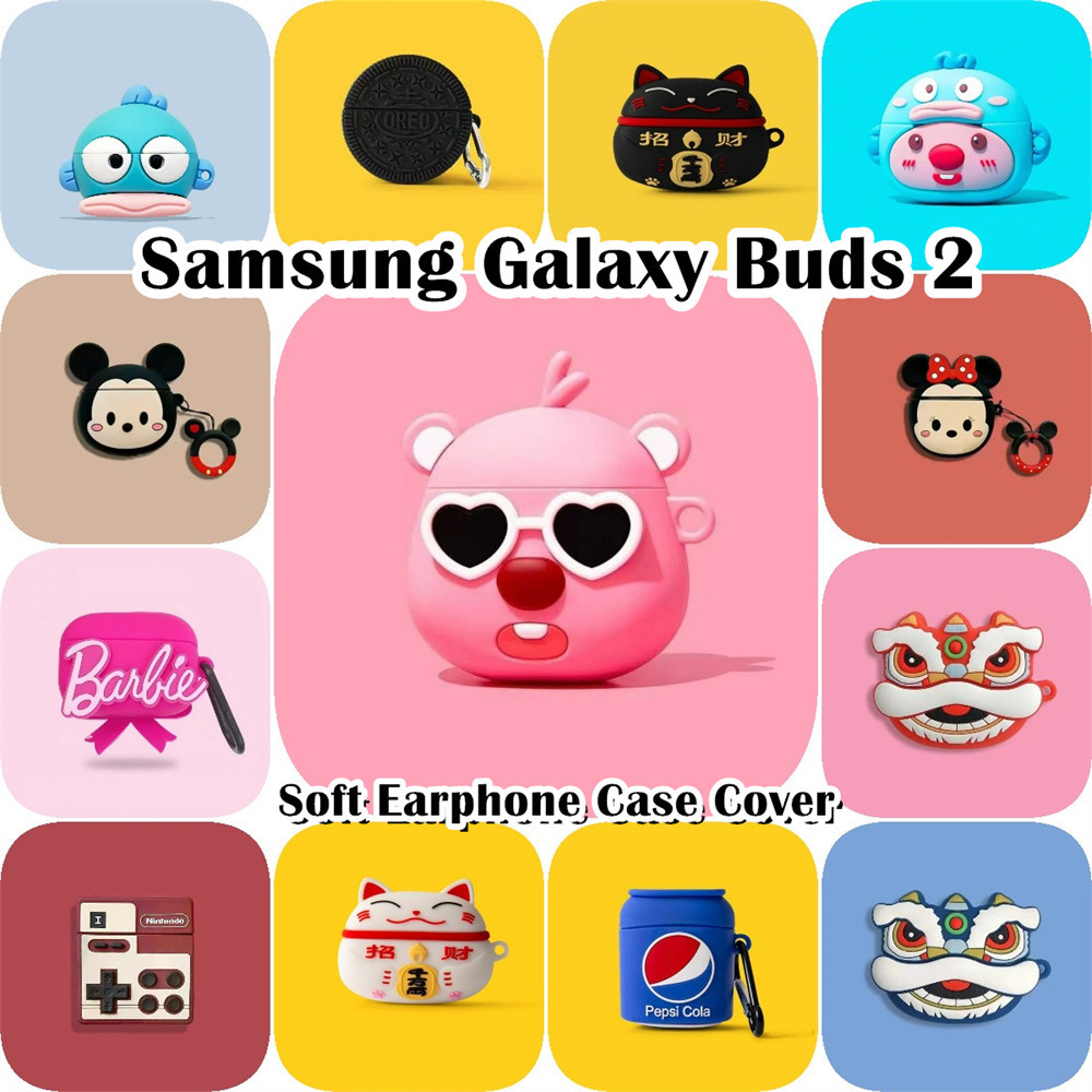 [Ngôi sao tương lai] Dành cho Ốp lưng Samsung Galaxy Buds 2 Vỏ tai nghe silicon mềm tạo kiểu hoạt hình Anime