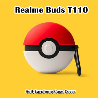 [imamura] Dành cho Ốp lưng Realme Buds T110 Phong cách hoạt hình hợp thời trang Vỏ tai nghe silicon mềm NO.1