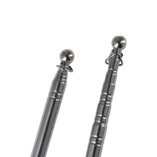 DARON 2M Tay Cầm Cột Cờ Linh Hoạt Biểu Ngữ Di Động Flagstaff Tay Cầm Xốp Bằng Thép Không Gỉ 1.2 / 1.6 / 2.0 Mét Cột Cờ Kính Thiên Văn