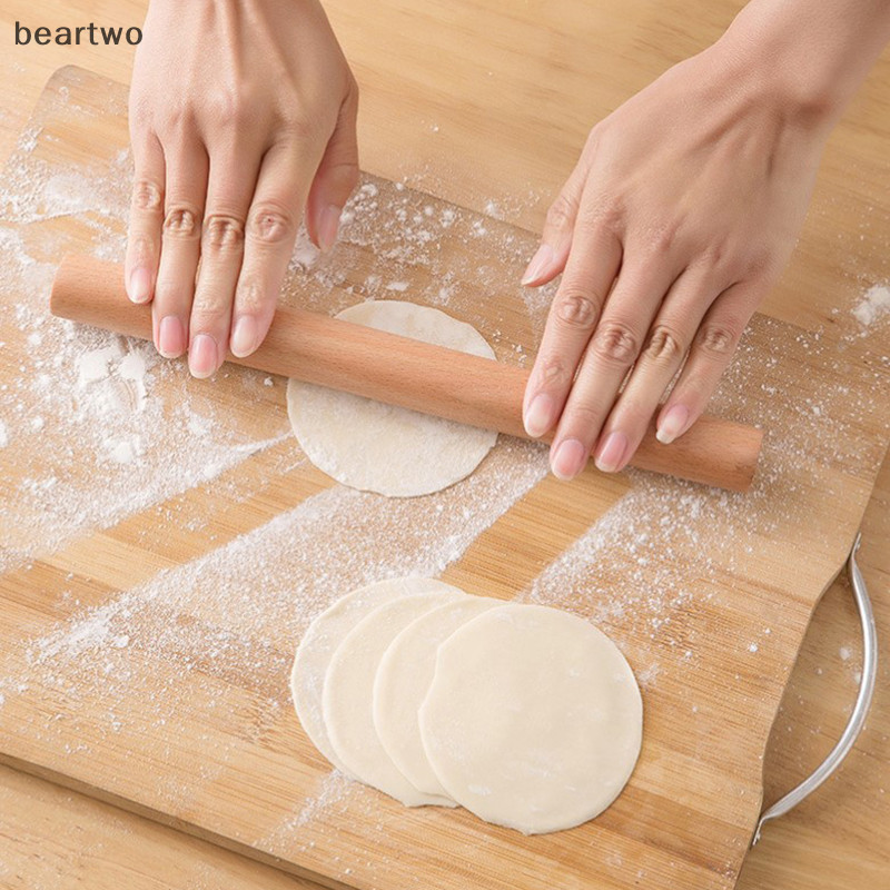 < Beartwo > 1 Cán Pin Làm Bánh Pasta Bánh Bao Fondant Bột Cuộn Dụng Cụ Nhà Bếp Đẹp