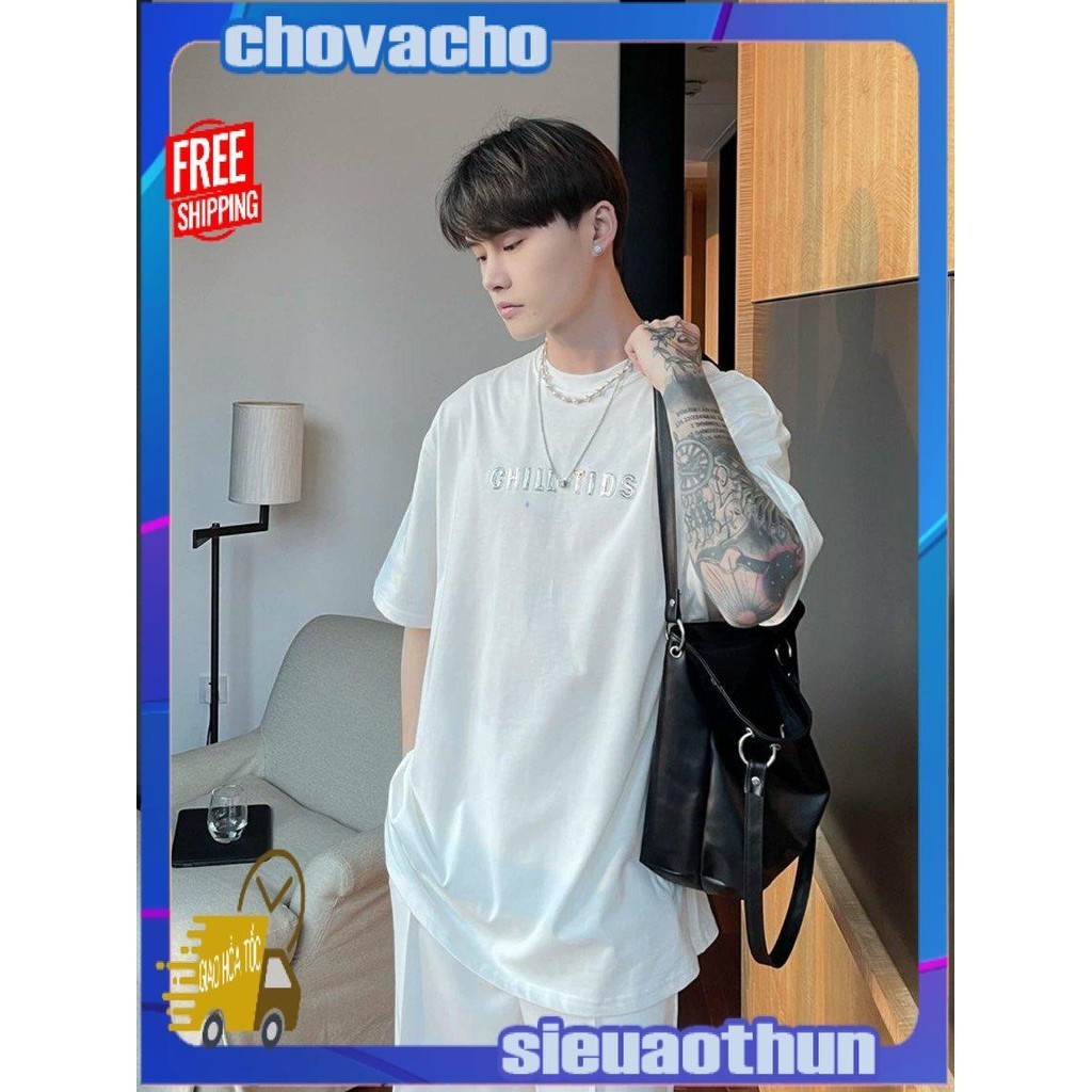 Áo thun Stee Cổ tròn in CHILL TIDS Localbrand ICVCVNI Unisex