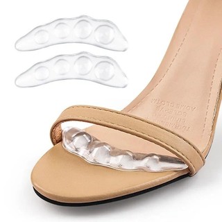 Mới GEL Silicone Chân Trước Chống Trơn Trượt Miếng Lót Nữ Sandal Giày Đế Thoải Mái Đế Cho Chân Hấp Thụ Sốc Chăm Sóc Bàn Chân Miếng Lót Giày