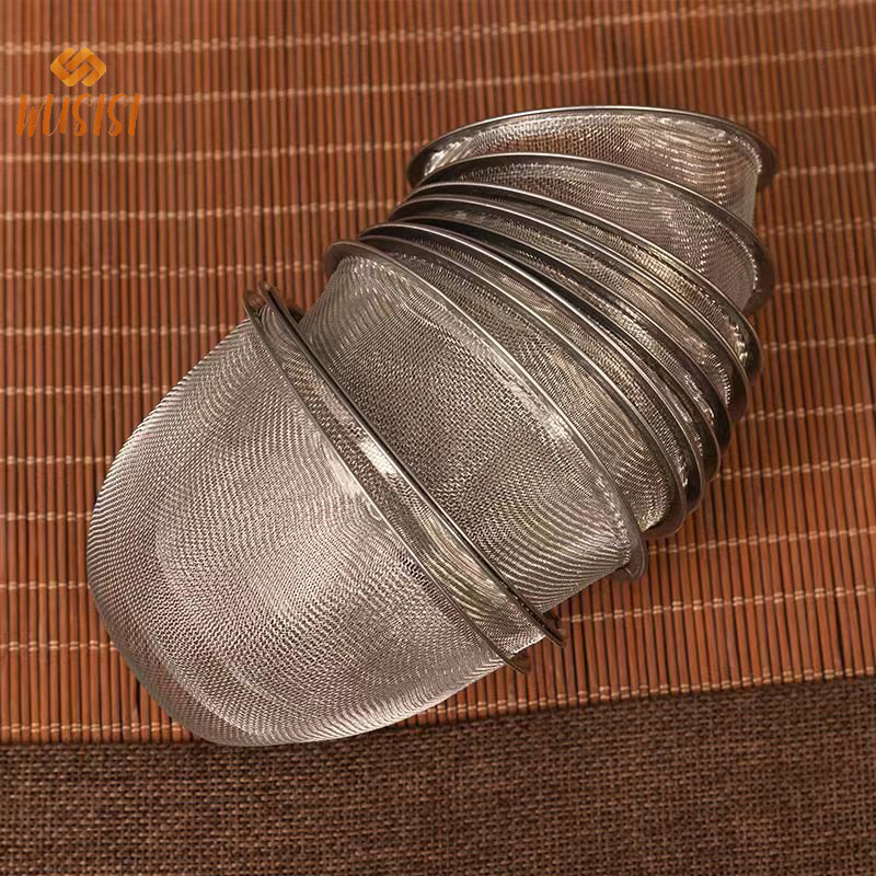 Máy pha trà inox 304 Wusisi có lưới lọc, dùng cho ấm trà, lá trà rời, phụ kiện bếp