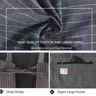 Tạp dề Barista chống bẩn WEAVELYF, Tạp dề nhà bếp chống nước gia đình, Dụng cụ làm sạch Tạp dề làm việc chống mài mòn Nhà hàng