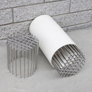 ROOMYCO Vỏ thoát nước mái nhà/ban công inox tròn, chống tắc, thoát lớn, nắp ống mưa ngoài trời
