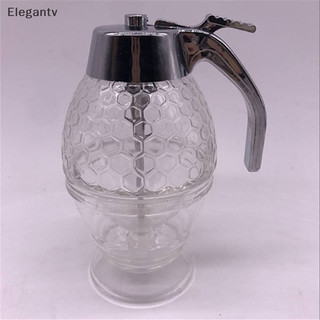 Egn Clear Honey Syrup Dispenser Acrylic Kitchen Holder Pot Container N