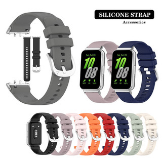 Dây đeo silicon có khóa bạc cho Samsung Galaxy Fit 3 fit3 có đầu nối