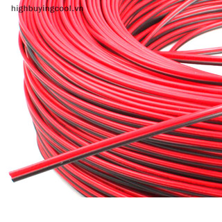 Cáp LED HCV 10m Cáp 2 Pin Dải LED 22AWG 2 Lõi Đỏ Đen Dây Điện HOT