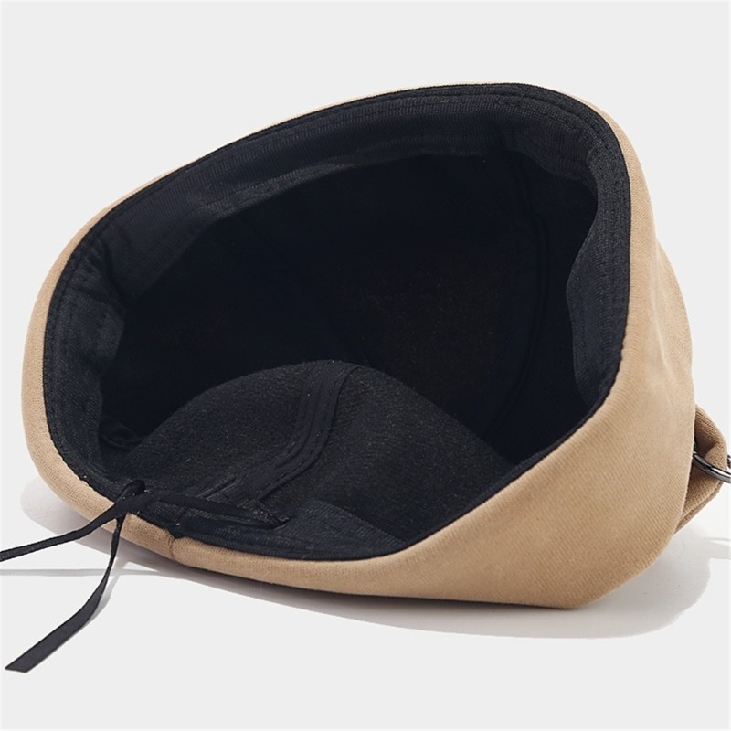 Fl Mềm Mũ Mùa Đông Có Tai Gấu Unisex Thời Trang Beanies Mũ Đầu Lâu Bắt Mắt