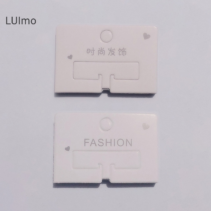 Luimo 50 chiếc kẹp tóc đơn giản, bao bì thẻ giấy, phụ kiện thời trang, thẻ giữ kẹp tóc