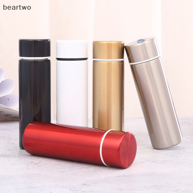 < Beartwo > Cốc giữ nhiệt bỏ túi bằng thép không gỉ di động Cắm trại ngoài trời Bình nước đẹp