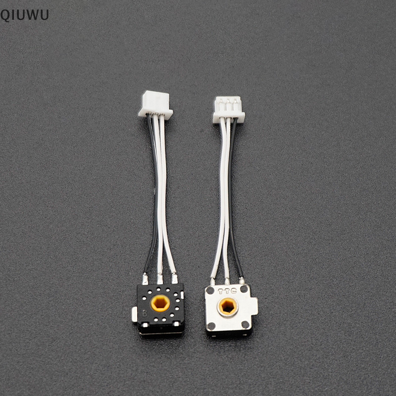 Qiuwu 1 Bộ Giải Mã Hóa Lõi Vàng TTC Cho Razer Mamba Phiên Bản Giải Đấu Elite Wireless Viper Bộ Mã Hóa Bánh Xe Chuột Có Dây.