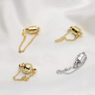 Vòng Tay/Vòng Cổ Nam Châm Vàng 14K/18K, Chống Rơi, Màu Bền Lâu, An Toàn Cho Người Dùng