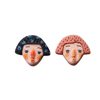 Vui nhộn vui nhộn búp bê Đầu búp bê kem trang trí tự làm nhựa trang sức vỏ điện thoại Vật liệu kẹp tóc