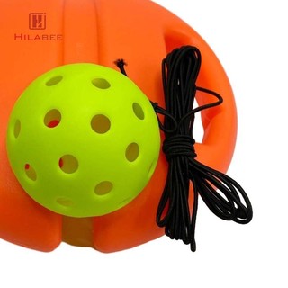 Hilabee Công cụ tập luyện bóng Pickleball Pickleball Rebounder Pickleball Ball có dây Di động Cải thiện tốc độ Pickleball cho người mới bắt đầu